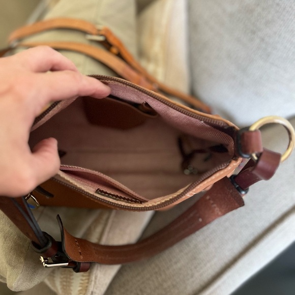 Dooney & Bourke Leather Shoulder Bag - Picture 6 of 8